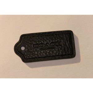 Coach Bag Black Leather Tag